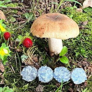 Celestite In Circles Barrette